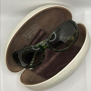 Coach Women's MAYA Sunglasses in Dark Green